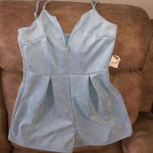 Baby Blue Romper